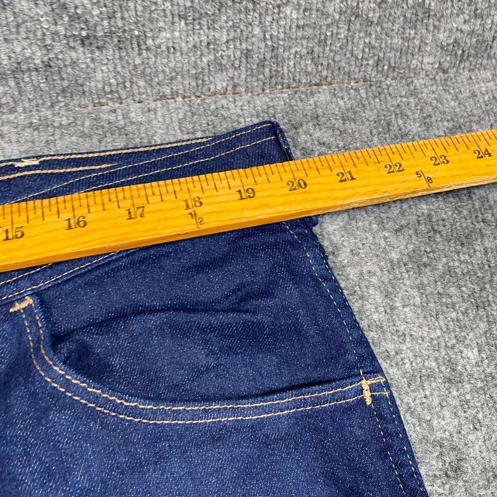 Vintage Wrangler Mens 42x32 Blue Straight‎ Leg Jeans Made in USA High Rise Denim